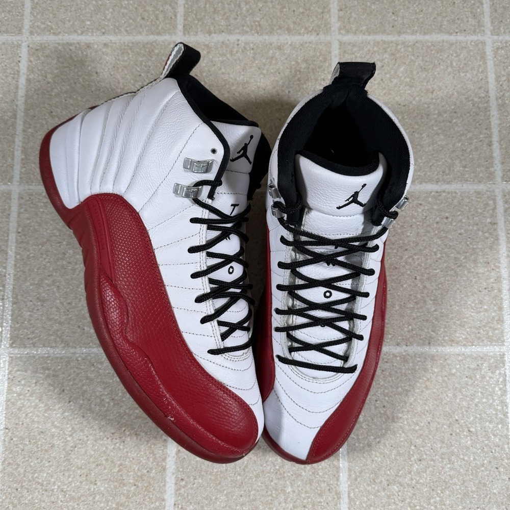 Nike Air Jordan 12 Retro Cherry 2023 CT8013-116 Men's Size 11.5